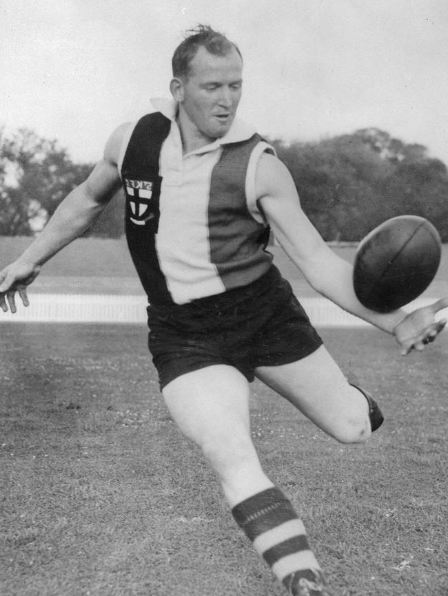 One of Tasmania’s finest footballers Darrel Baldock.