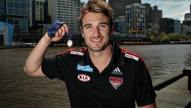 Jobe Watson has handed back his 2012 Brownlow Medal.