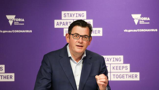 Daniel Andrews is giving Melburnians crumbs. Picture: Ian Currie/NCA NewsWire.