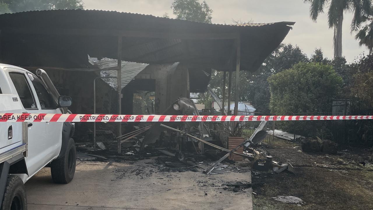 Man and woman injured after Durack house fire