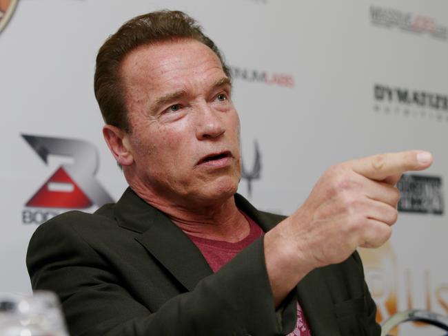 Arnold Schwarzenegger is back. Picture: Colleen Petch.