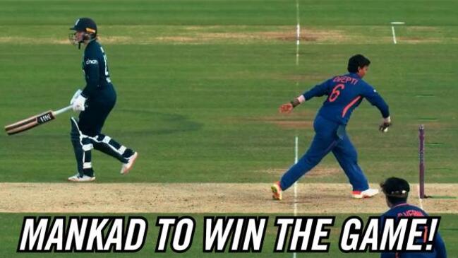 MANKAD! England lose to sus action!