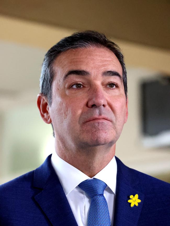 South Australian premier Steven Marshall. Picture: NCA NewsWire / Kelly Barnes