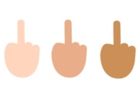 Middle finger emoji is finally here