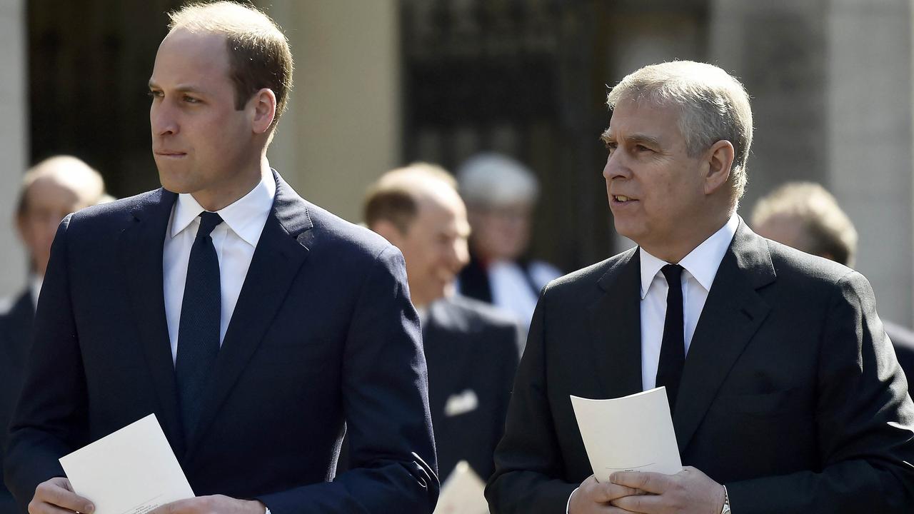 Prince William hasn’t spoken out to defend his uncle Prince Andrew. Picture: HANNAH MCKAY / POOL / AFP.