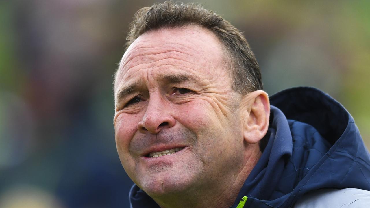 Raiders coach Ricky Stuart