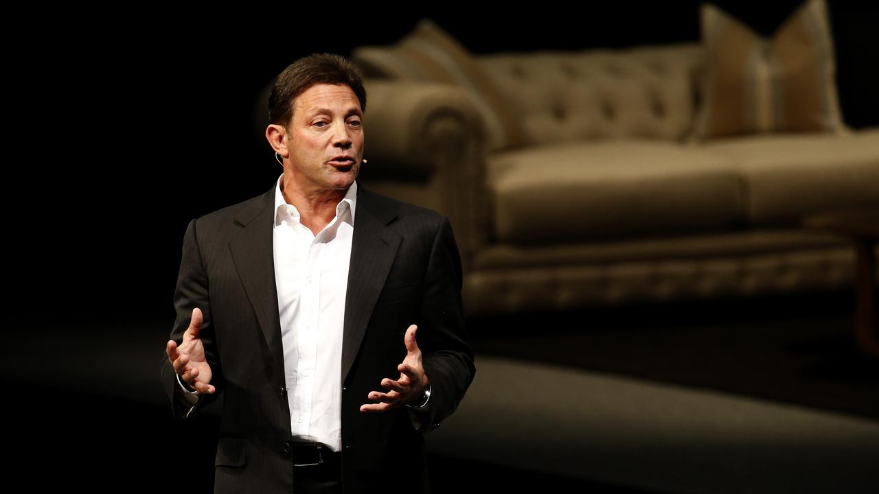 Jordan Belfort has blasted memo coins as ‘s**t coins’ saying they have ‘no value and no use’ Picture: Regi Varghese