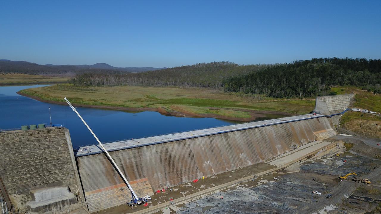 Sunwater update on risk of failure as Paradise Dam spillway works ...