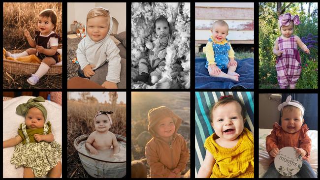 Collage of Roma babies