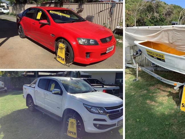 4WDs, boat, Jeeps seized in Central Qld over unpaid SPER fines