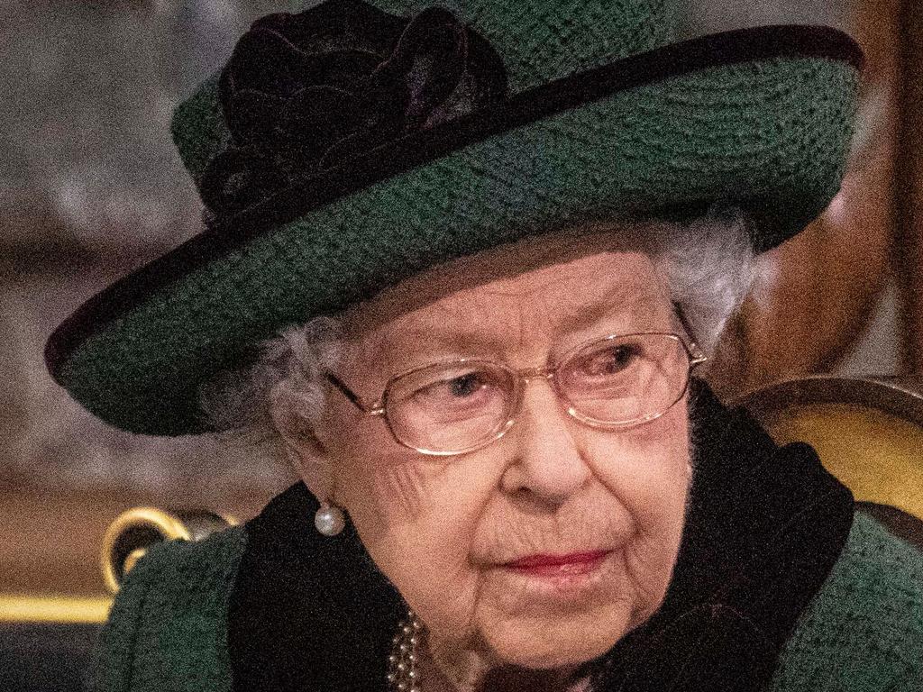 Queen Elizabeth II attends a Service of thanksgiving for her late husband Prince Philip, Duke of Edinburgh, at Westminster Abbey in central London on March 29, 2022. Picture: Richard Pohle / AFP.