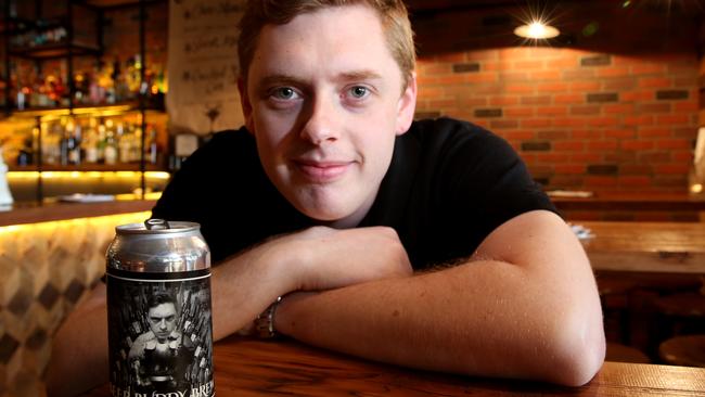 Josh Fordham won the competition to appear on the beer’s label.