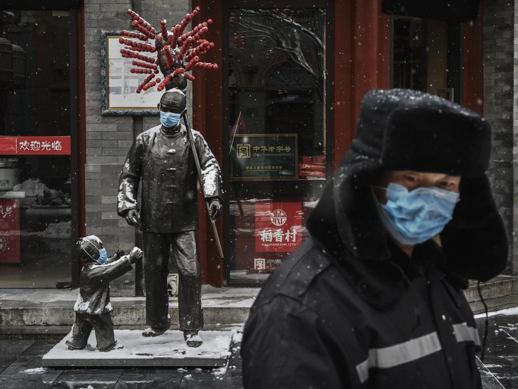 Many Chinese cities are in lockdown as a result of the virus. Picture: Kevin Frayer/Getty Images