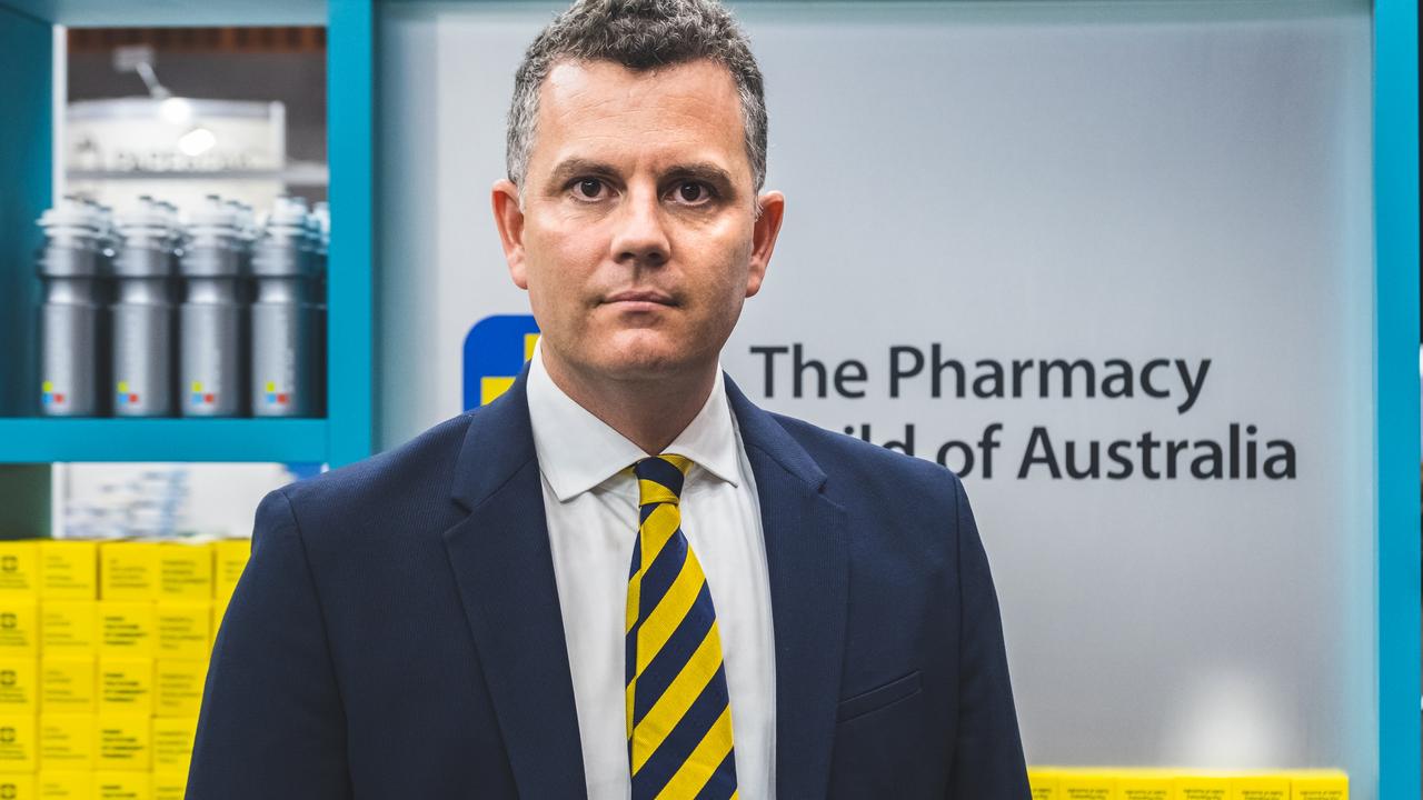 The National President of the Pharmacy Guild of Australia, Professor Trent Twomey. Picture: Allen Mechen.