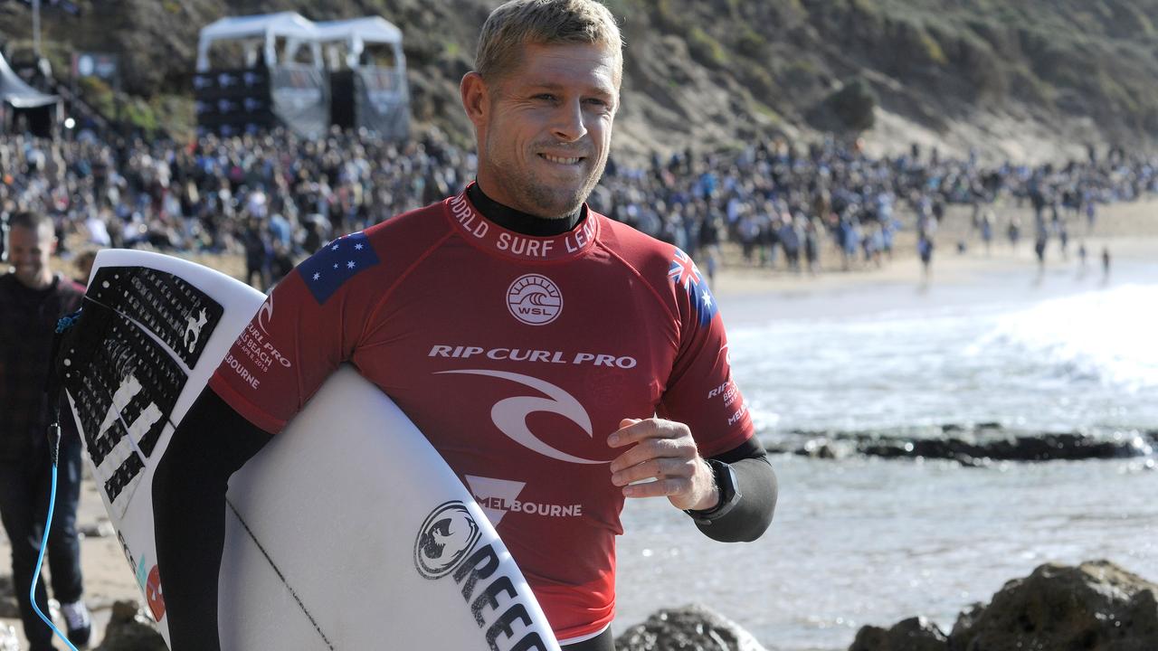 Mick Fanning is making a comeback at Bells Beach. (Photo by Drew Ryan/Getty Images)