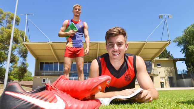 Jackson Hately and Luke Valente could be players to put in your SuperCoach black book for later in the season. Picture: AAP Image/ Brenton Edwards