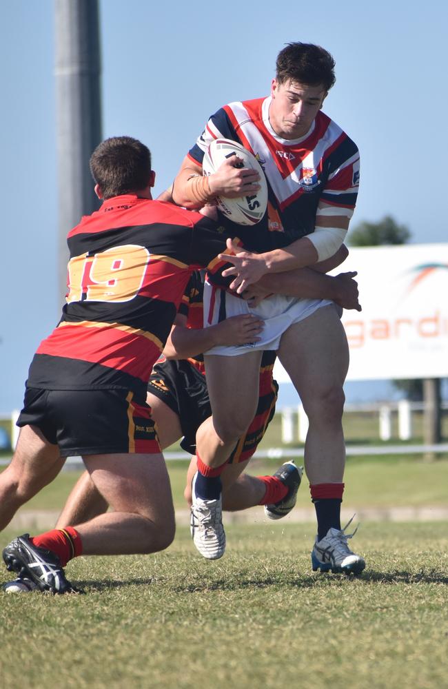 Ethan Cocco during the St Patrick's College and Rockhampton Grammar clash, August 18, 2021. Picture: Matthew Forrest