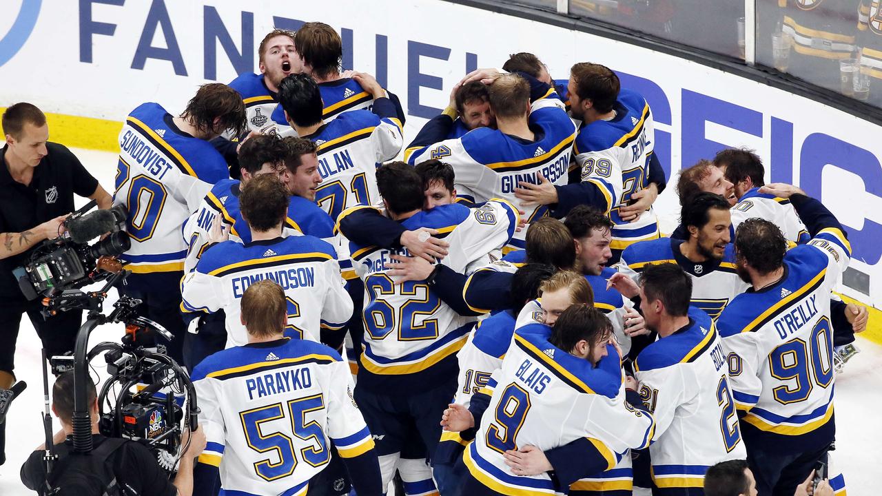 Blues beat Bruins 4-1 in Stanley Cup Game 7 for their first