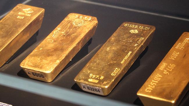 Gold bars. Picture: AFP