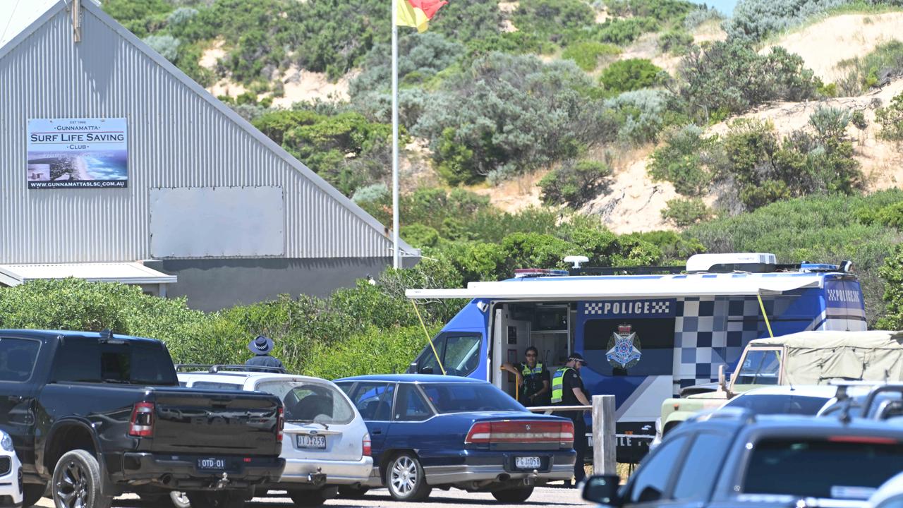 The search for a 20-year-old North Melbourne man last seen off Gunnamatta Beach on the Mornington Peninsula has entered its fourth day. Picture: Tony Gough