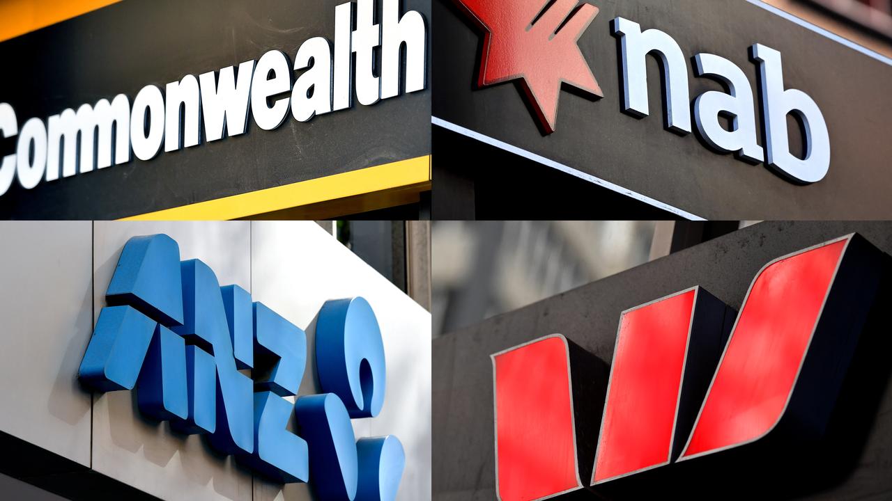 The big four banks. Picture: AAP 