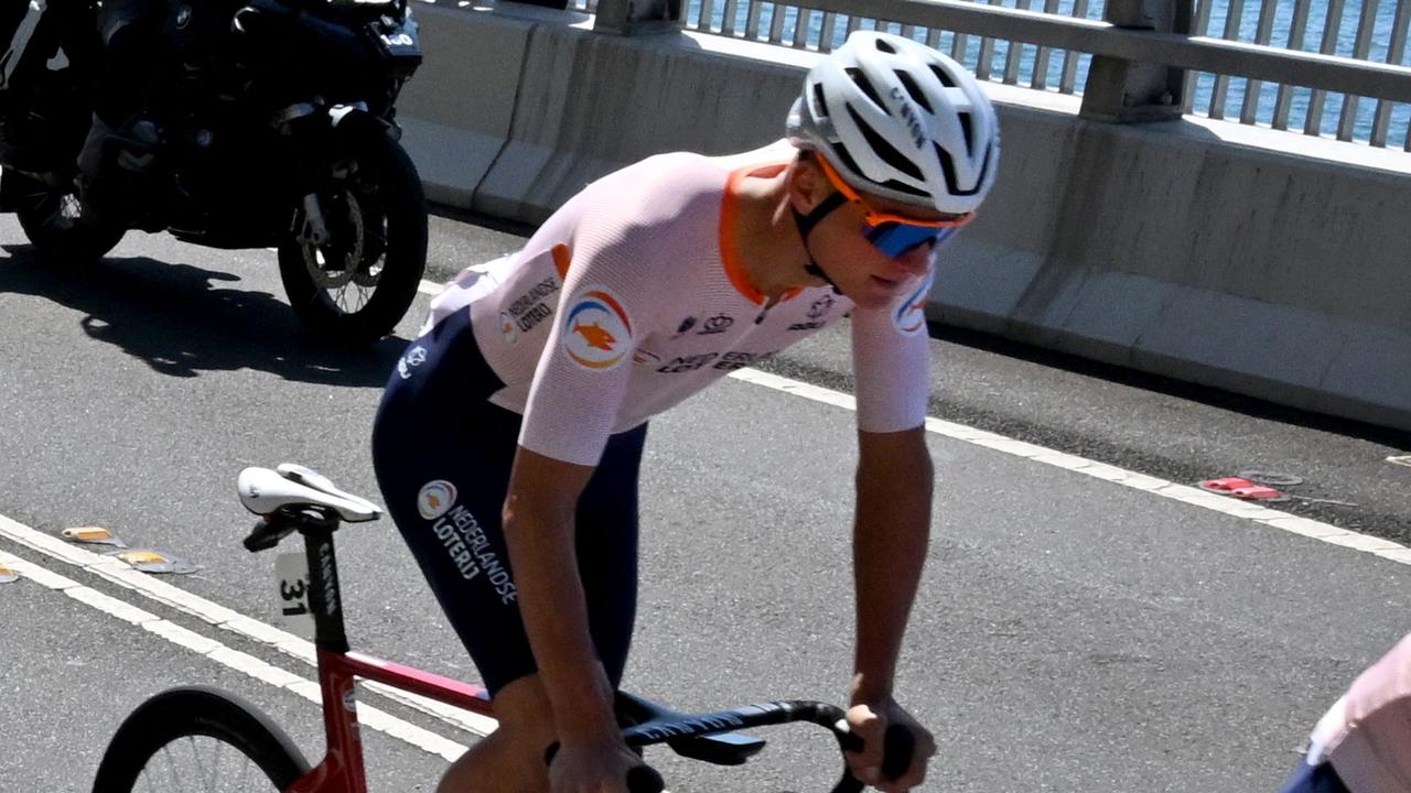 Netherlands’ Mathieu van der Poel was arrested just hours before the UCI World Championship, which he was posed to win. Picture: William WEST / AFP