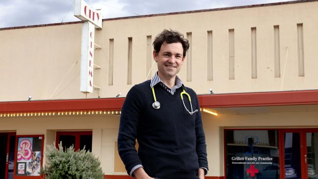 GP Steven Grillett has opened up a practice at the local cinema in Broken Hill. Picture: Toby Zerna