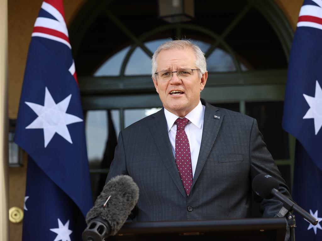 ‘I also take responsibility for the challenges we’ve had,’ the PM told reporters on Thursday. Picture: NCA NewsWire/Gary Ramage