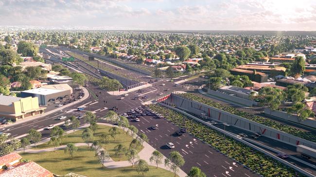 New designs for the Torrens-to-Darlington section of the North-South Corridor have been revealed.