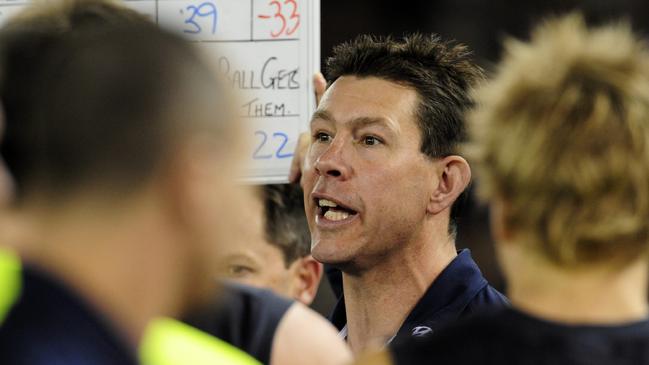 Brett Ratten coached the Blues to 60 wins from 120 games in charge.
