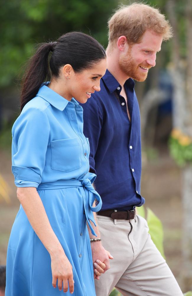 OCTOBER 26, 2018 - Where: Nuku’Alofa, Tonga. Wearing: Veronica Beard dress. Picture: Chris Jackson/Getty Images
