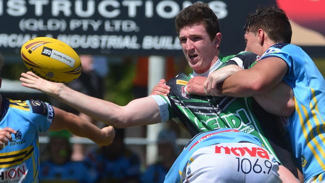 Ben Condon in action for the Townsville Blackhawks earlier this year. Picture: Evan Morgan