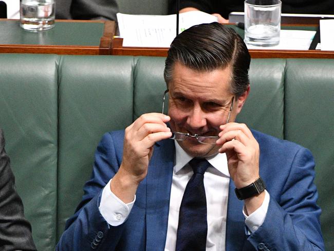 Shadow Minister for Energy Mark Butler during Question Time in the House of Representatives at Parliament House in Canberra, Tuesday, June 26, 2018. (AAP Image/Mick Tsikas) NO ARCHIVING