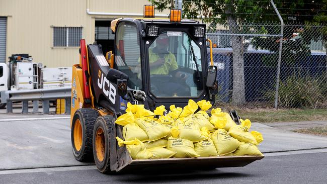 Sandbags are in hot demand. Picture David Clark