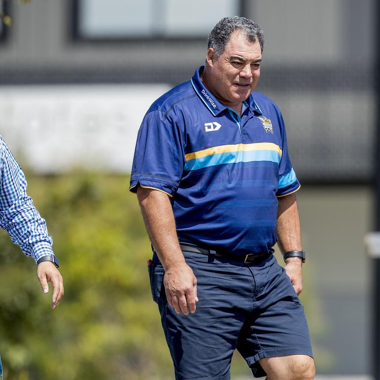 The Gold Coast Titans Mal Meninga at pre-season training, Parkwood. Picture: Jerad Williams