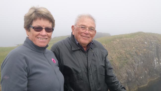 Gale and wife Nancy May in Iceland