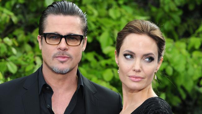 Brad Pitt and Angelina Jolie in London in 2014. Picture: Getty Images