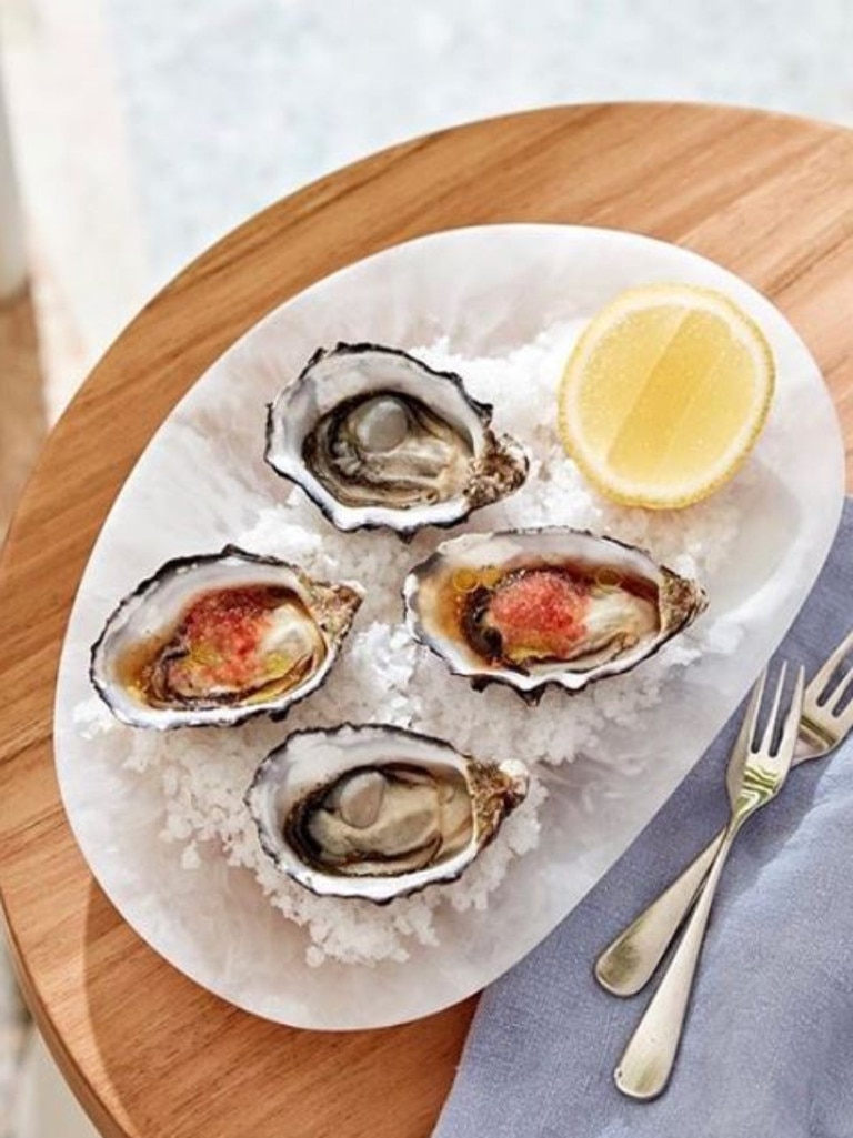 You’ll be dining on oysters throughout the stay.