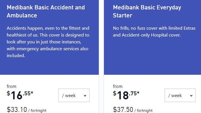 Medibank Basic Cover is, well, not even basic. Picture: medibank.com.au