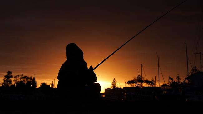 Fishing is an illegal activity under Victoria’s stage four restrictions. Picture: AAP