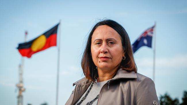 STOLEN: April Lawrie, Commissioner for Aboriginal Children and Young people in Victoria Square says the system is endemically racist. Picture Matt Turner.