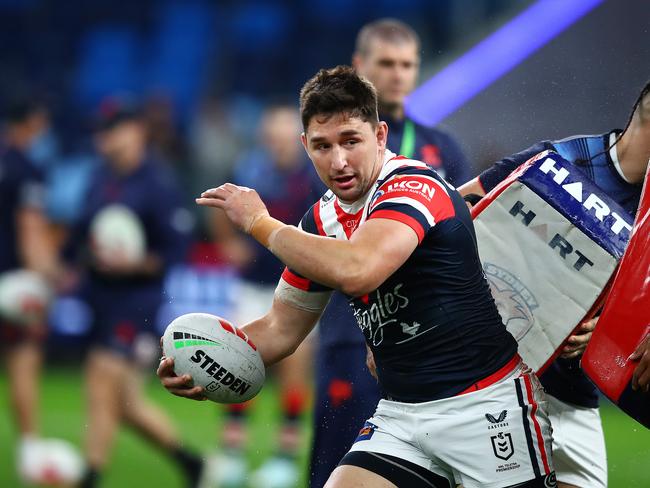 The Roosters are hoping Victor Radley can make a miracle recovery from injury. Picture: NRL Photos