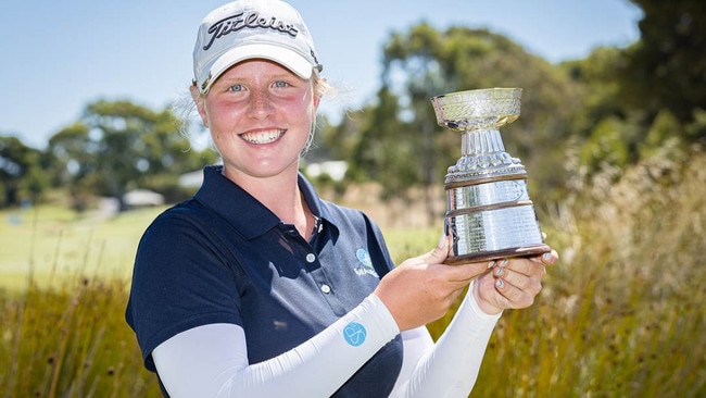 Molly McLean is touted as Victoria’s best young golfing prospect in years.