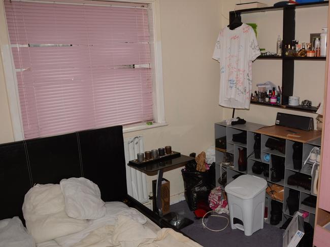 Police released these pictures of Becky’s bedroom where Matthews said he suffocated her. Picture: Avon and Somerset Police