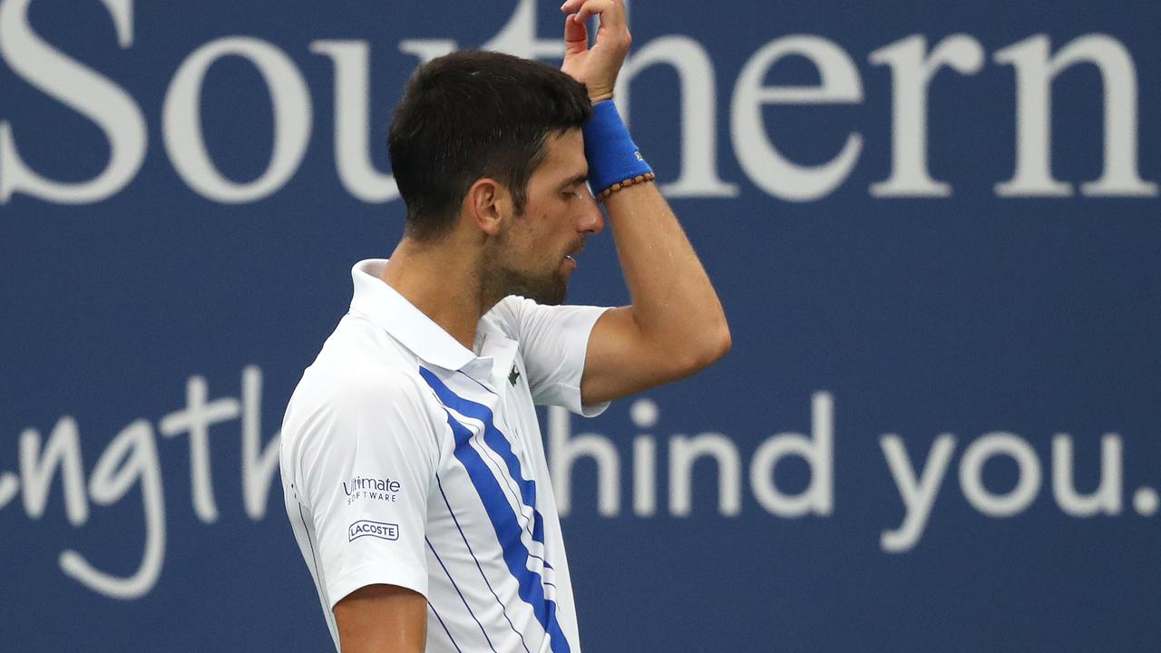 Novak Djokovic was angry all week.