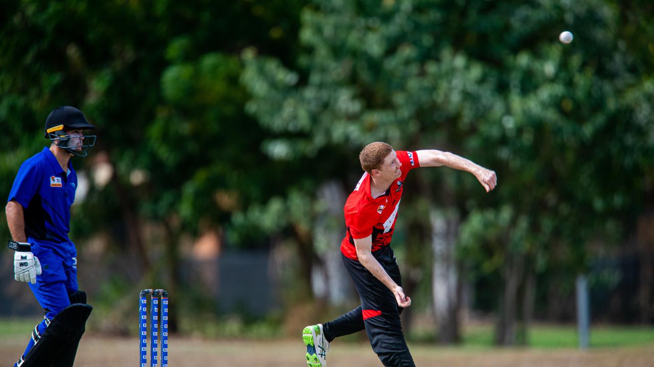 Tom Andrews took 4-15 with his left arm spin to lead the Blaze to the win. Picture: Che Chorley