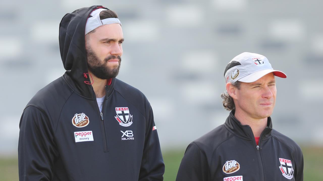 AFL news: St Kilda ruckman Lewis Pierce steal battling concussion after ...