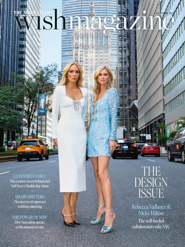 WISH Magazine cover for October 2024 starring Rebecca Vallance &amp; Nicky Hilton. Picture: Martina Keenan