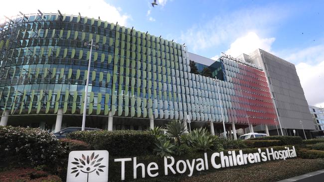 The Royal Childrens Hospital in Melbourne. Picture: David Crosling