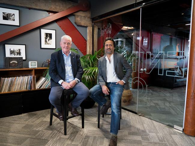 Atomic 212° chairman & partner Barry O’Brien OAM and Publicis Groupe ANZ chief executive officer Michael Rebelo